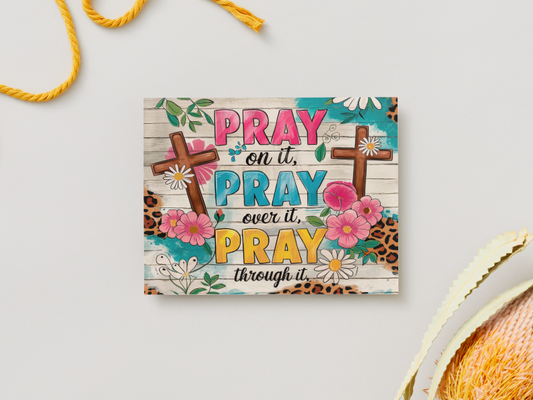 Faith & Encouragement Notecard Set – 4 Inspirational 5.5"x4.25" Cards with Envelopes