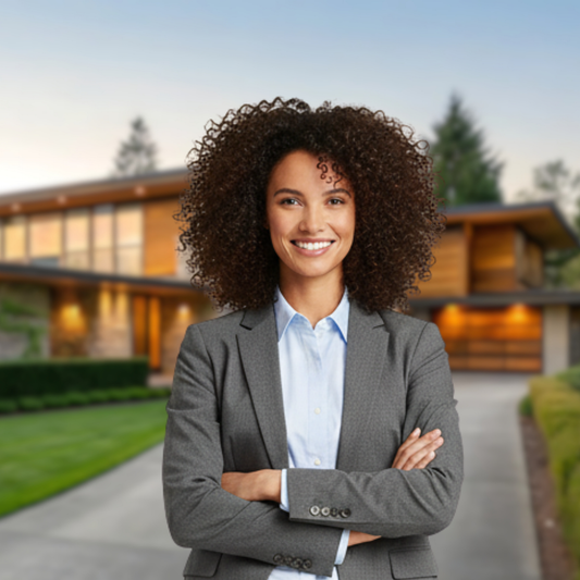 Realtor Headshot Backgrounds – Modern Home Exteriors (Instant Download)