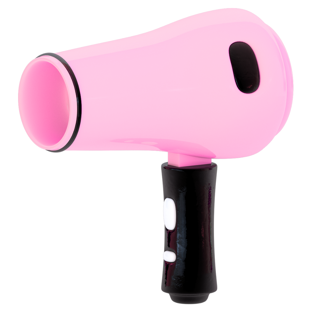 Custom Hair Dryer Shaped Business Card Magnet – Personalized with Logo & Contact Info