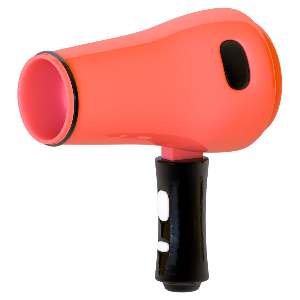 Custom Hair Dryer Shaped Business Card Magnet – Personalized with Logo & Contact Info