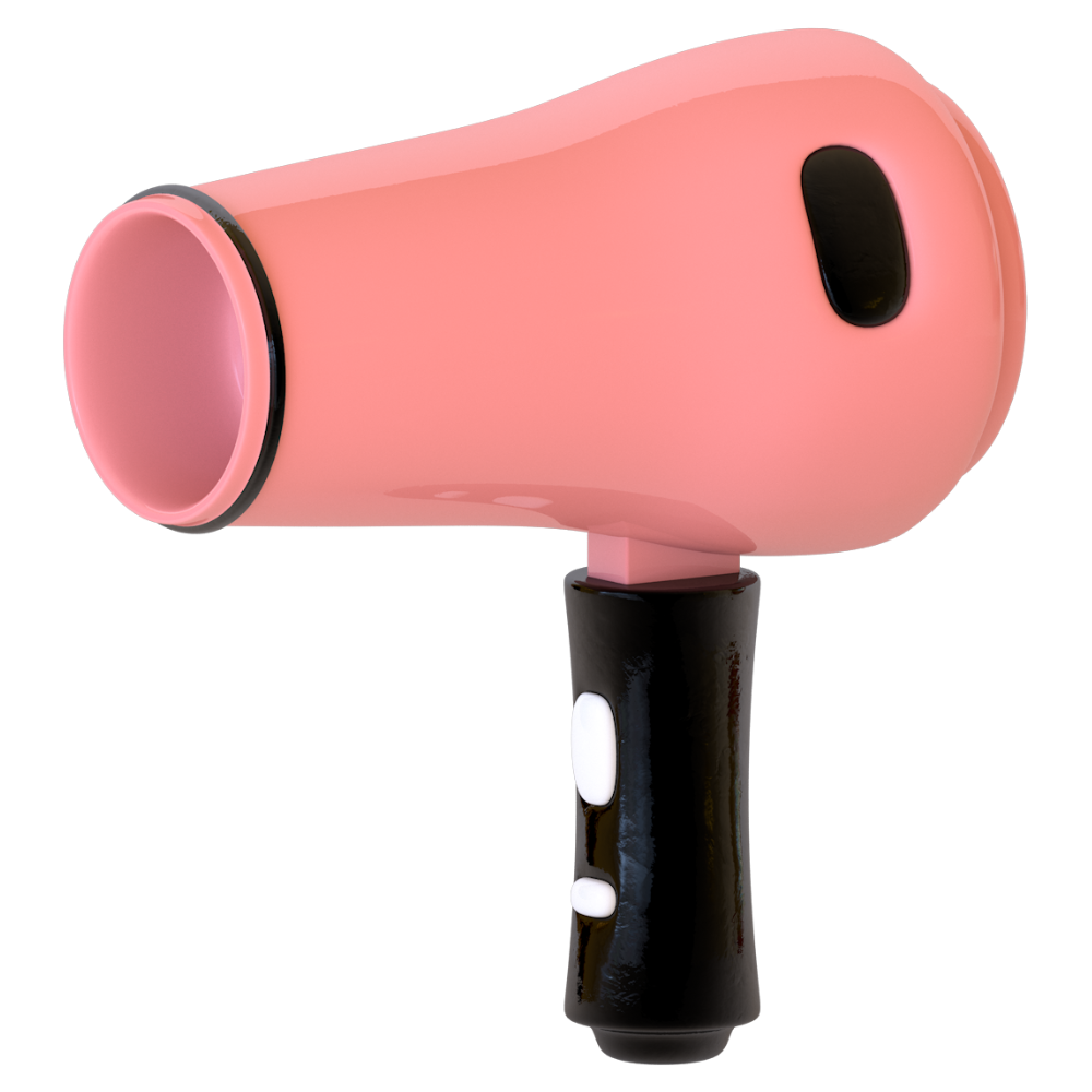 Custom Hair Dryer Shaped Business Card Magnet – Personalized with Logo & Contact Info