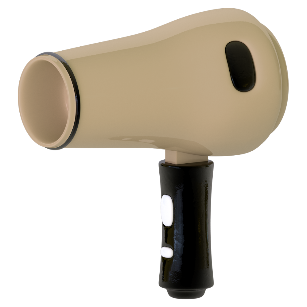 Custom Hair Dryer Shaped Business Card Magnet – Personalized with Logo & Contact Info